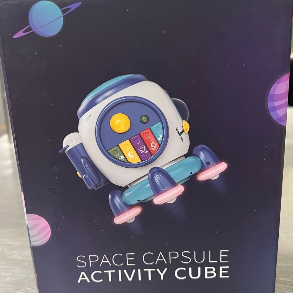 Space Capsule Activity Cube - Blue Musical Toy - Picture 5 of 9